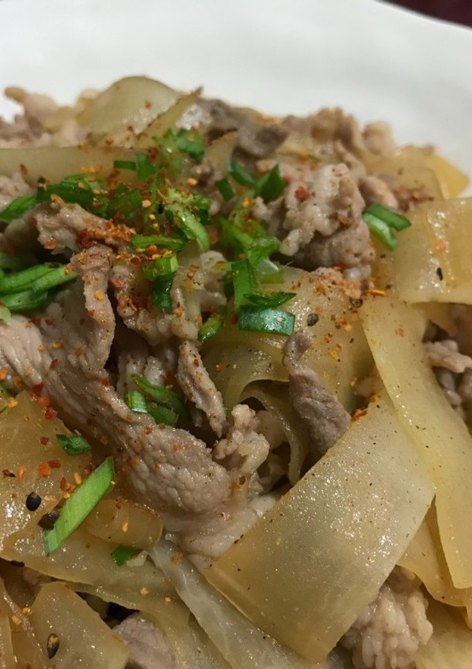 大根の丼タレ炒め-レシピのメイン写真
