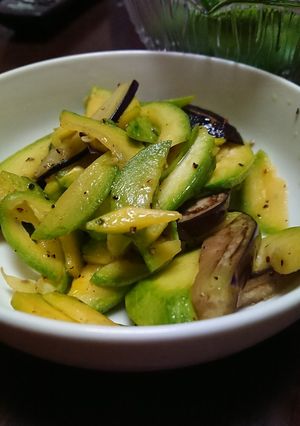 まだ小さいかぼちゃの野菜炒め-レシピのメイン写真