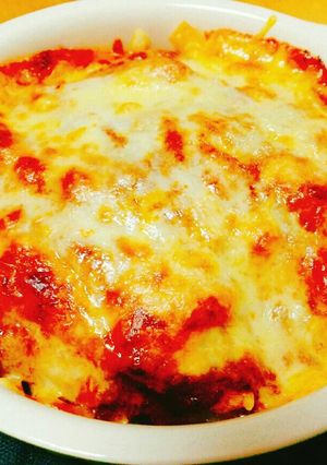 チーズたっぷり♥ポテトミートグラタン-レシピのメイン写真