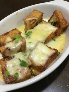 厚揚げのにんにく味噌マヨチーズ-レシピのメイン写真