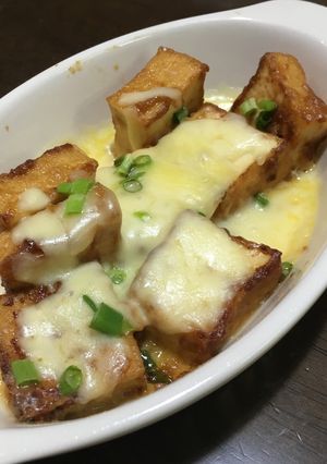 厚揚げのにんにく味噌マヨチーズ-レシピのメイン写真