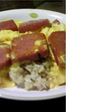 +スパム・たまごのせごはん+