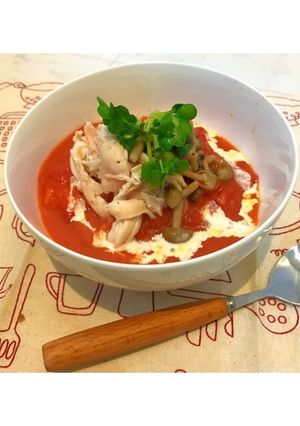 夏のビタミン！冷製トマトリゾット！-レシピのメイン写真