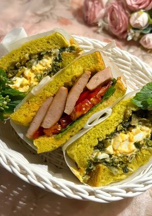花わさび卵のサンドイッチ-レシピのメイン写真