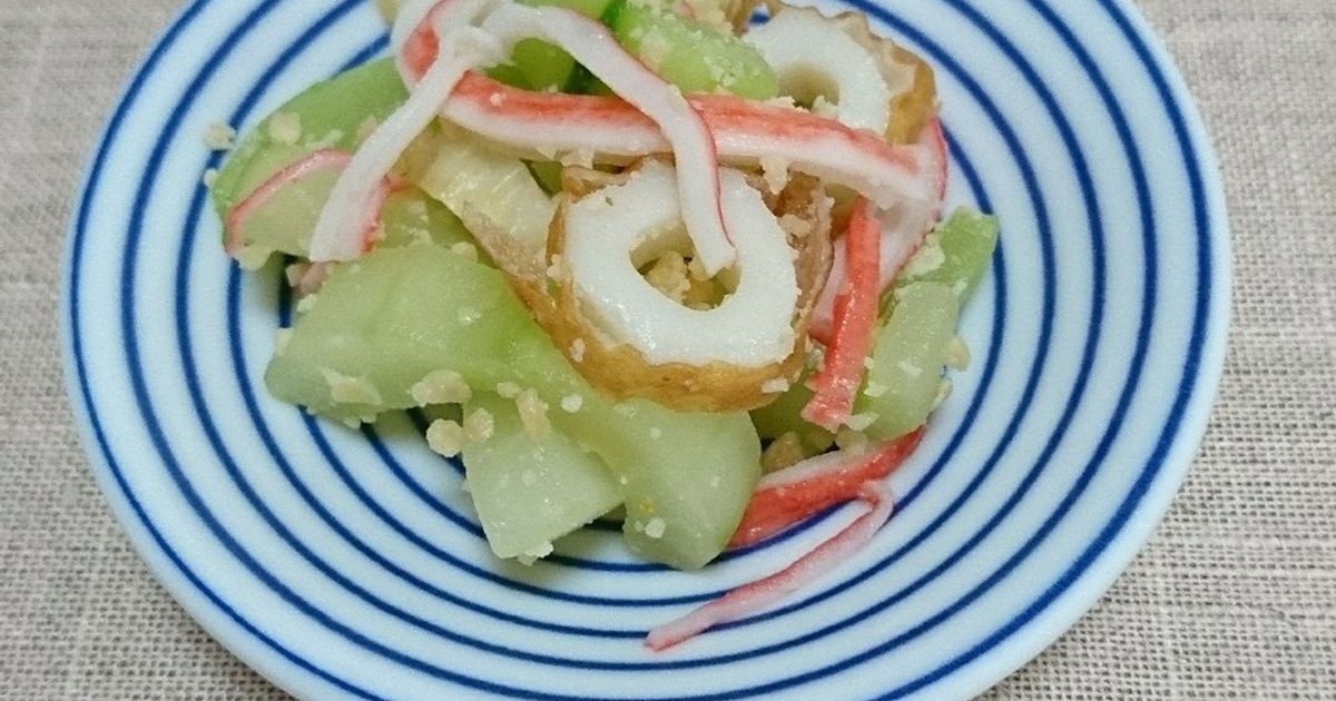 胡瓜の浅漬けにちくわとカニかまいれて！ by michi:630 【クックパッド