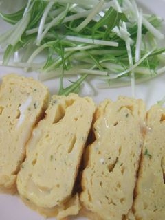 にんにくちーず☆玉子焼き-レシピのメイン写真