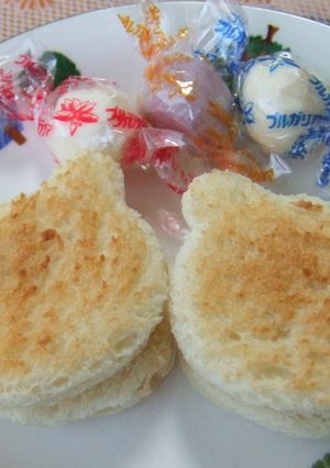 ヨーグルトケーキホットサンド-レシピのメイン写真