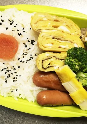 旦那弁当138♡鶏皮ポン酢弁当!-レシピのメイン写真