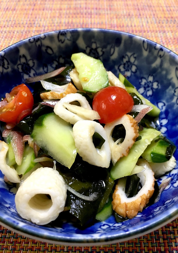 わかめと夏野菜の酢の物-レシピのメイン写真