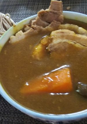 簡単アレンジ・和カレーのつけ蕎麦-レシピのメイン写真