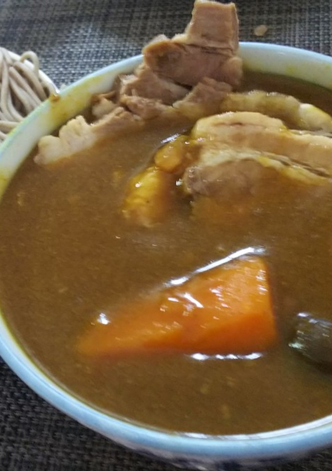 簡単アレンジ・和カレーのつけ蕎麦-レシピのメイン写真