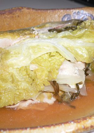 塩こんぶだけ！　白菜と豚肉の重ね蒸し♪-レシピのメイン写真