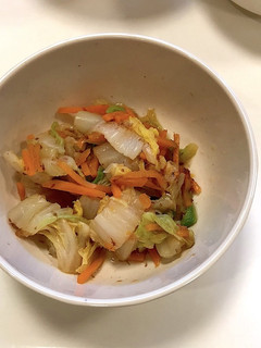 おかか和え(白菜人参)【病院食】-レシピのメイン写真