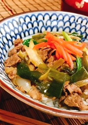 すき焼き風牛丼-レシピのメイン写真