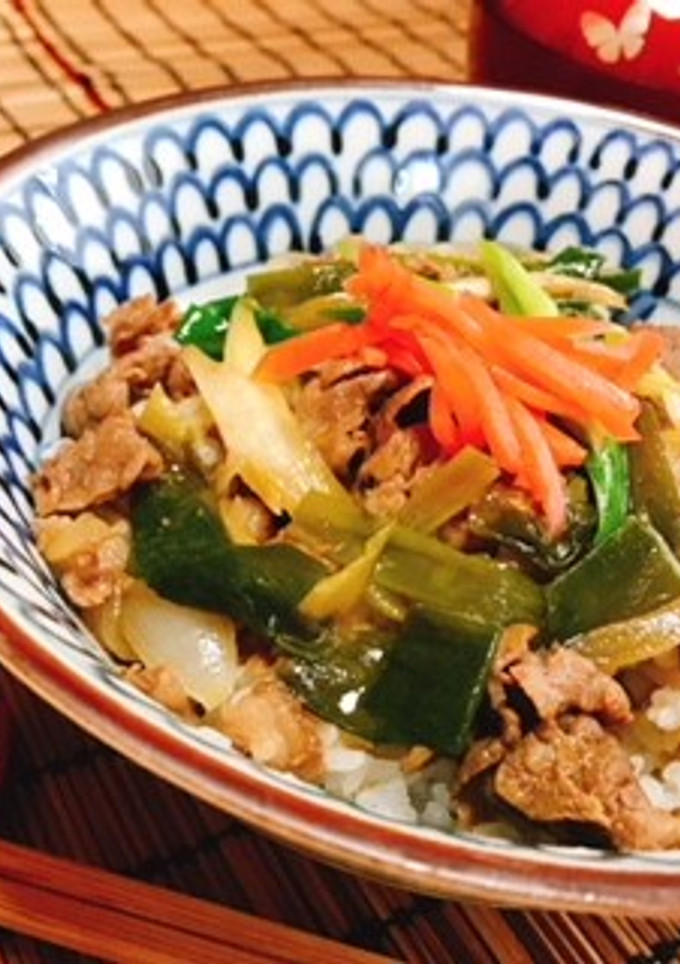 すき焼き風牛丼-レシピのメイン写真