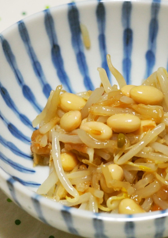 もやし・大豆のさっぱり梅和え♪-レシピのメイン写真