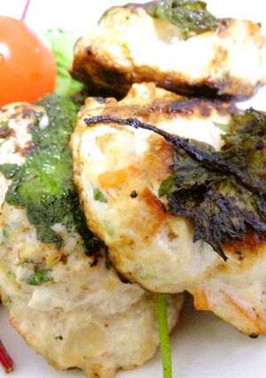 鶏挽肉と豆腐の-レシピのメイン写真