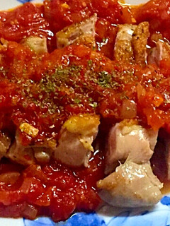 ガーリックトマトチキン-レシピのメイン写真