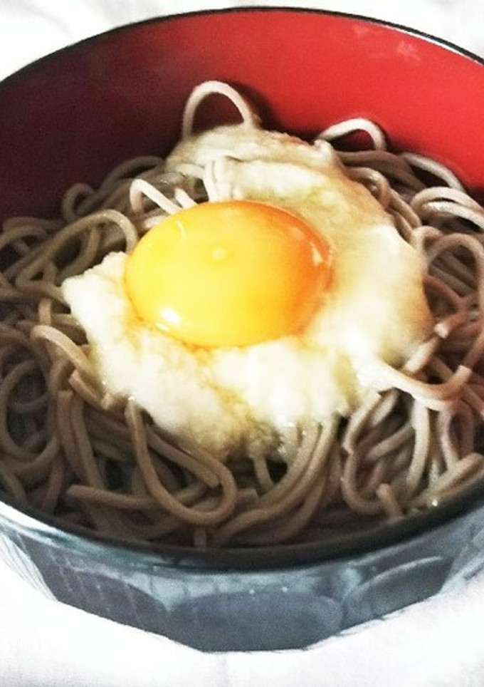 月見とろろそば♪-レシピのメイン写真