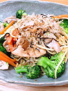 豚肉と塩昆布のパスタ-レシピのメイン写真