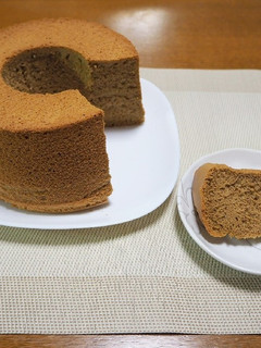 紅茶のシフォンケーキ 18cm 紙型-レシピのメイン写真