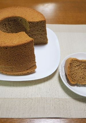 紅茶のシフォンケーキ 18cm 紙型-レシピのメイン写真
