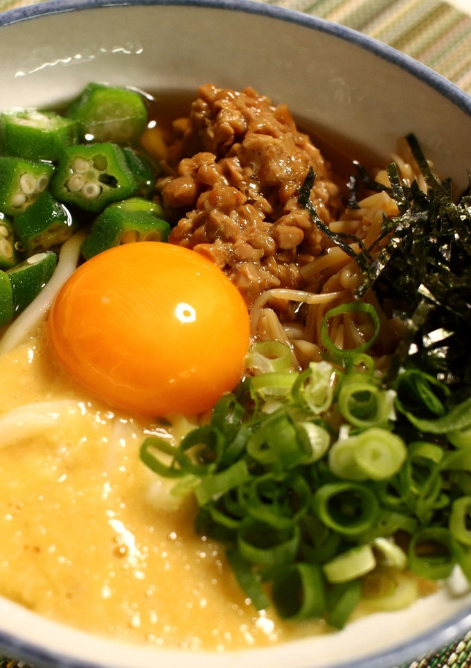 ねばとろ冷やしうどん♪-レシピのメイン写真