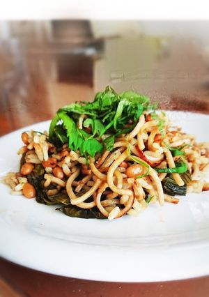 高菜納豆そば飯-レシピのメイン写真