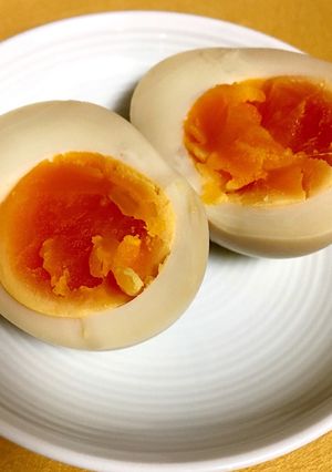 少ない調味料で味玉作り-レシピのメイン写真