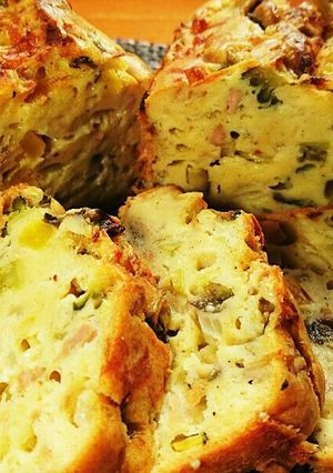 夏野菜とツナのケークサレ-レシピのメイン写真