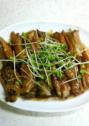 豚肉のまいたけ＆ネギ巻き照り焼き。-レシピのメイン写真
