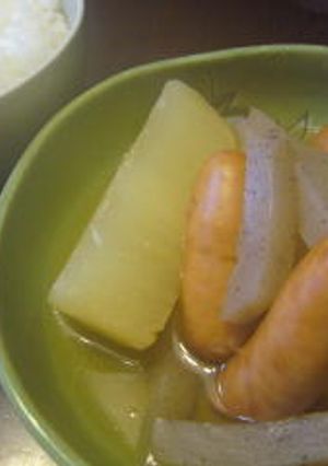 冷蔵庫にあるもので大根の煮物-レシピのメイン写真