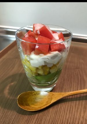 簡単！カップサラダ-レシピのメイン写真