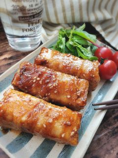 ヤバうまっ!厚揚げの豚バラ甘辛焼き-レシピのメイン写真
