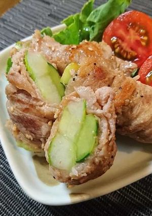 きゅうりの肉巻き×SHiBORO-レシピのメイン写真
