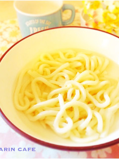 レンジで簡単☆茹でうどん-レシピのメイン写真