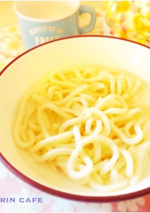 レンジで簡単☆茹でうどん-レシピのメイン写真