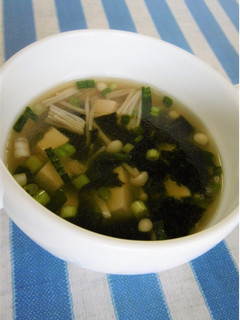 小ねぎと海苔の豆腐スープ-レシピのメイン写真