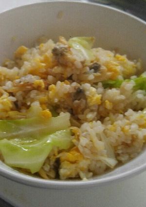 アサリとキャベツのチャーハン-レシピのメイン写真