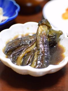 簡単!丸ごと茄子の揚げ煮♪-レシピのメイン写真