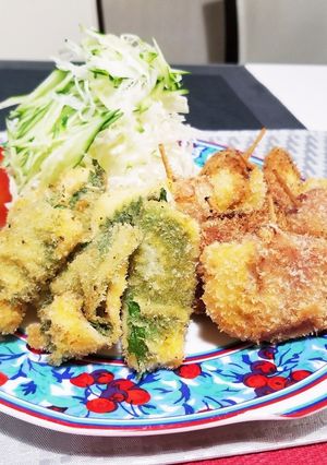 イカと大葉、玉ねぎと生ハムのフライ-レシピのメイン写真