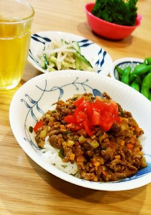 夏野菜で簡単☆キーマカレー-レシピのメイン写真