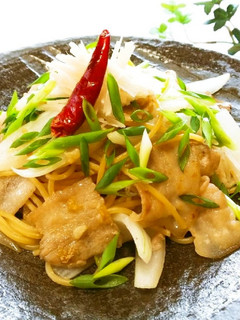 ◆豚バラ肉と新生姜の和風なペペロンチーノ-レシピのメイン写真