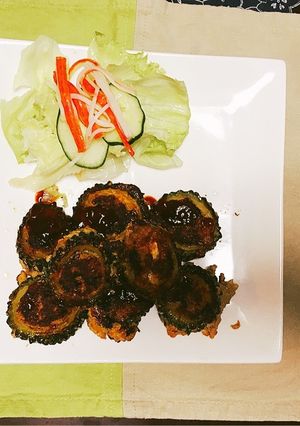 ゴーヤの肉詰め-レシピのメイン写真