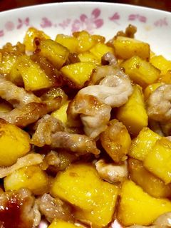 簡単節約かさ増し★照り焼きポーク&ポテト-レシピのメイン写真