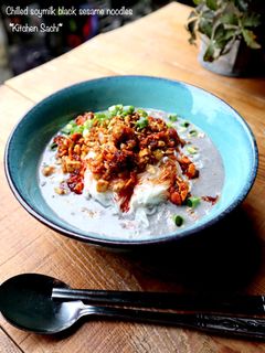 冷やし豆乳黒胡麻坦々そうめん-レシピのメイン写真