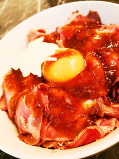 ディナーに♪簡単で豪華ローストビーフ丼-レシピのメイン写真