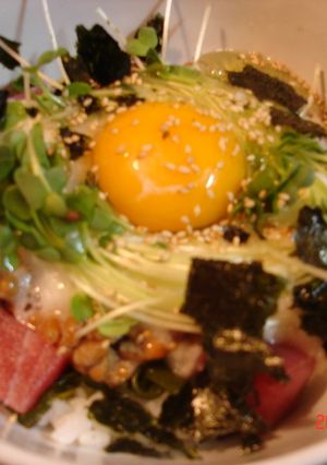 めかぶ納豆山かけ丼-レシピのメイン写真