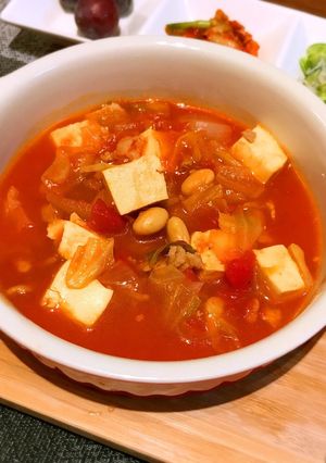 甘い具沢山トマトスープ-レシピのメイン写真