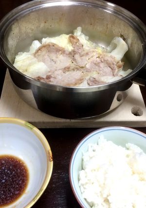 豚肉とキャベツの重ね蒸し-レシピのメイン写真